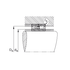 圓柱滾子軸承 NNU4921-S-M-P5-C3, 浮動(dòng)軸承，雙列，可分離，帶保持架
